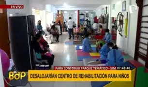 SJM: desalojarían centro de rehabilitación para niños para construir parque temático