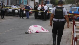 Rímac: sicarios asesinaron a hombre de 10 balazos
