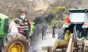 Jauja: Agricultores acatan paro y bloquean carreteras