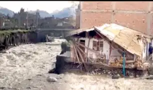 Anciano fallece en Huaraz: Lluvias provocan desbordes y colapso de viviendas