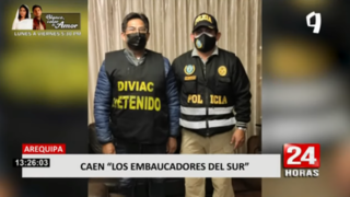 Arequipa: detienen a presuntos integrantes de "Los embaucadores del Sur"