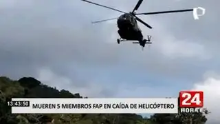 Huarochirí: mueren cinco militares FAP tras caída de helicóptero