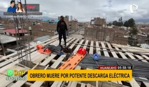 Huancayo: obrero fallece tras haber recibido potente descarga eléctrica