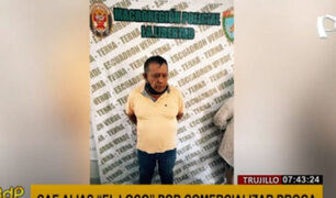 Trujillo: capturan a alias “El loco”, un escurridizo comercializador de droga
