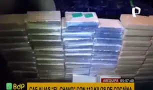 Arequipa: capturan a alias “El Chavo” con más de 100 kilos de cocaína