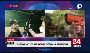 Armas no letales: Instructor explica el uso de estas armas para su defensa personal