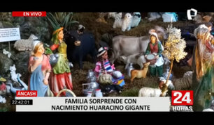 Áncash: familia sorprende con nacimiento ‘Huaracino’ gigante