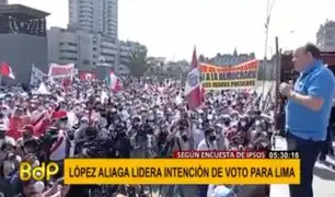 Ipsos: Rafael López Aliaga lidera encuesta de intención de voto para alcalde de Lima