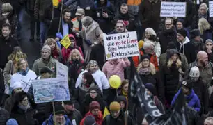 Alemania: masivas protestas en distintas ciudades por nuevas medidas contra la Covid-19