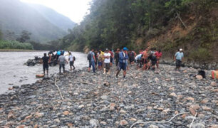 Puno: siete muertos y seis desaparecidos deja caída de combi al río Inambari