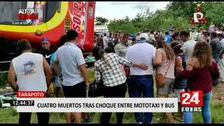 Cinco fallecidos dejan accidentes en carreteras de San Martín y Piura