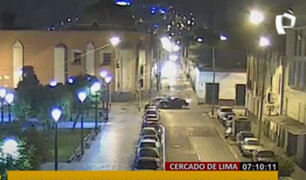 Cercado de Lima: sujetos aprovechan accidente de tránsito para robar a heridos