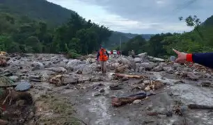 Al menos 70 familias resultaron afectadas por huaico de lodo y piedras en la provincia de Yauyos