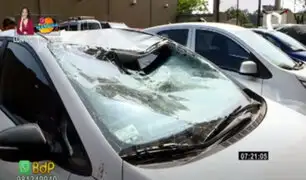Chorrillos: mujer se arroja de un edificio, impacta sobre auto y sobrevive