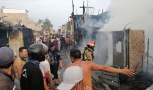 Callao: incendio destruye al menos 11 viviendas en la zona de Gambetta Alta