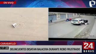 Carabayllo: delincuentes desatan balacera pero Policía logra frustrar robo