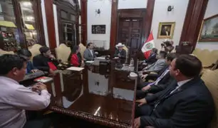 Pedro Castillo se reunió con líderes políticos en Palacio de Gobierno