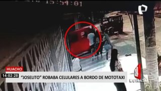Huacho: cae delincuente que arrastró a niño en mototaxi