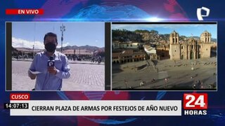 Año Nuevo: Cusco dispone cerrar la Plaza de Armas para evitar aglomeraciones por Covid-19