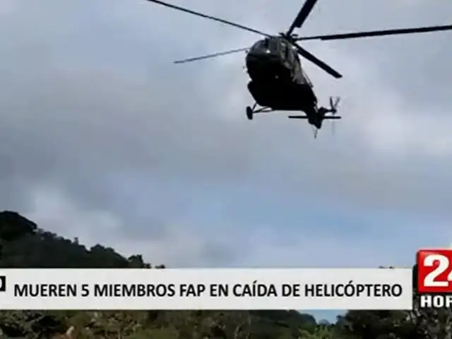 Huarochirí: mueren cinco militares FAP tras caída de helicóptero