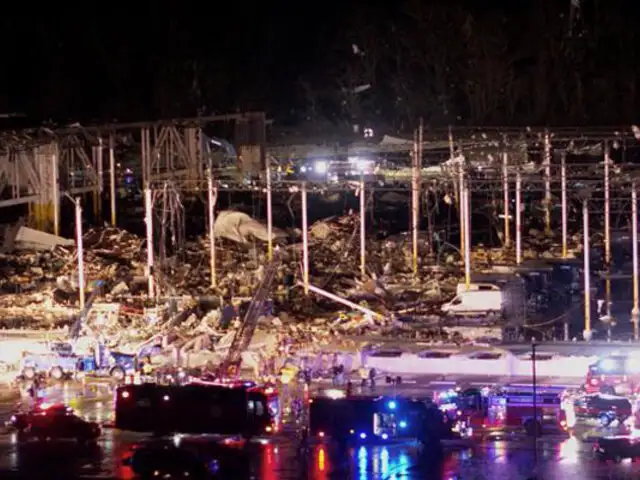 Impactantes imágenes: al menos 50 muertos y millonarios daños materiales deja tornado en EEUU