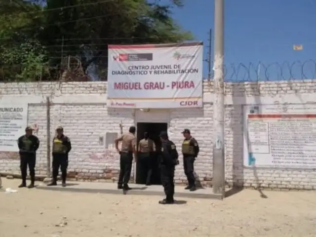 Piura: 38 menores fugaron de Centro de Rehabilitación Juvenil Miguel Grau