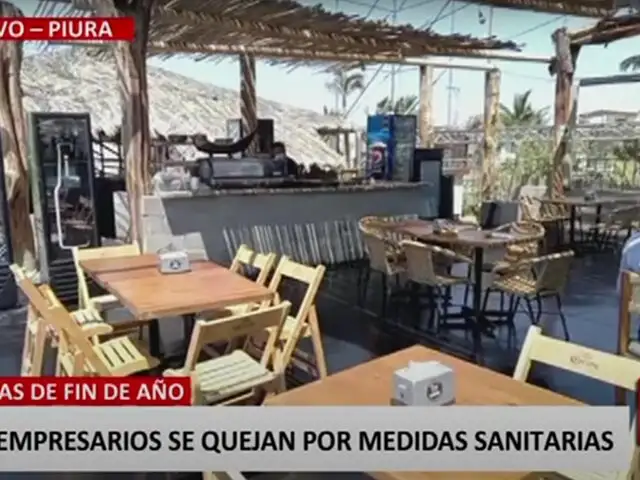 Piura: empresarios se quejan por prohibición de venta de alcohol en las playas