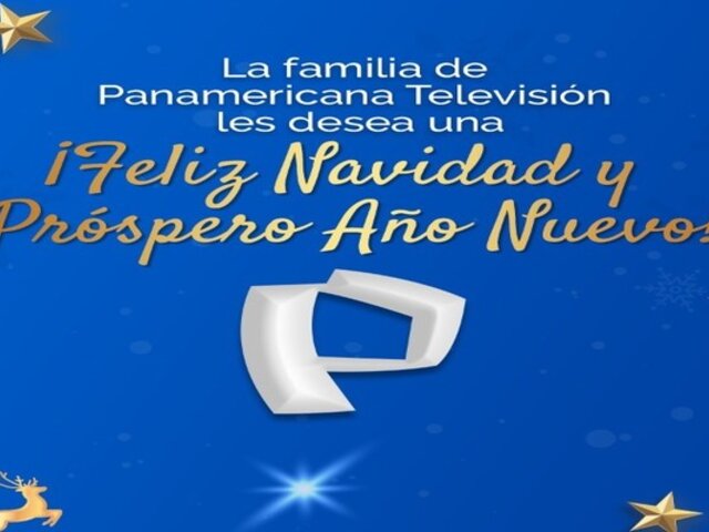 Saludos del corazón: ¡Panamericana Televisión te desea felices fiestas!