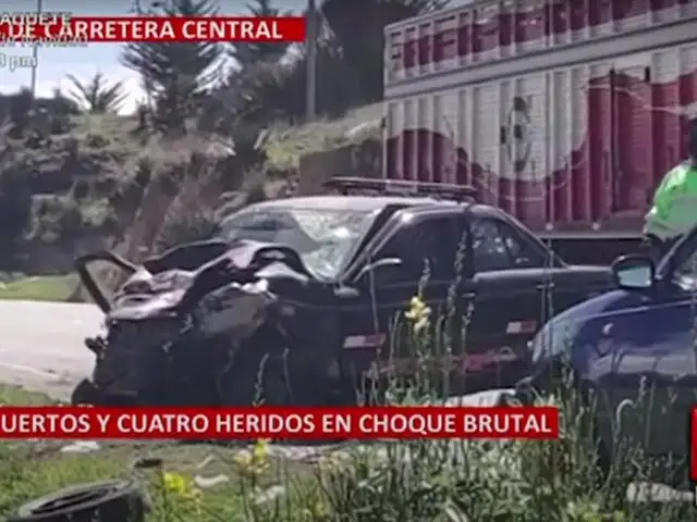 Huancayo: un menor de edad muere tras fatal accidente en Carretera Central