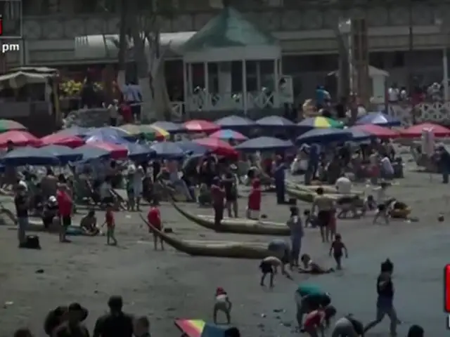 Trujillo: personas no respetaron restricciones en playas de Huanchaco