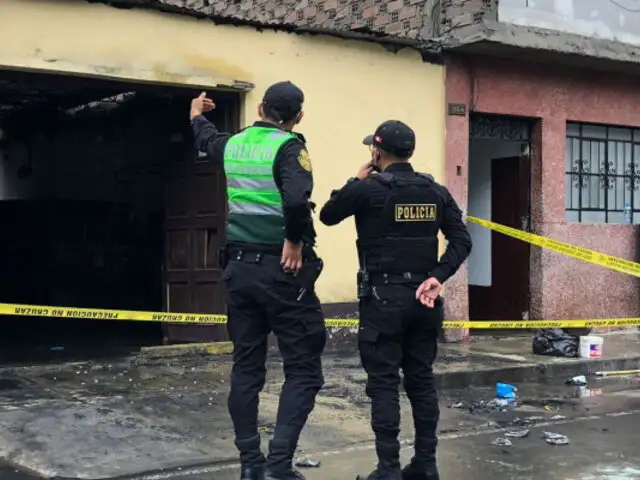 San Luis: extranjera muere en incendio originado por explosión de gas