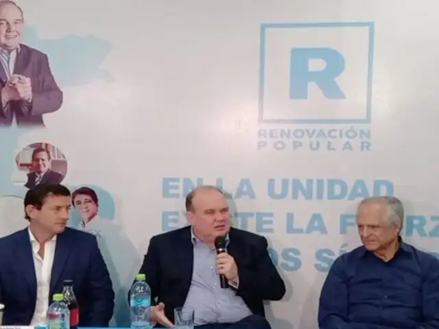 Rafael López Aliaga anuncia alianza con partidos a miras de elecciones municipales 2022