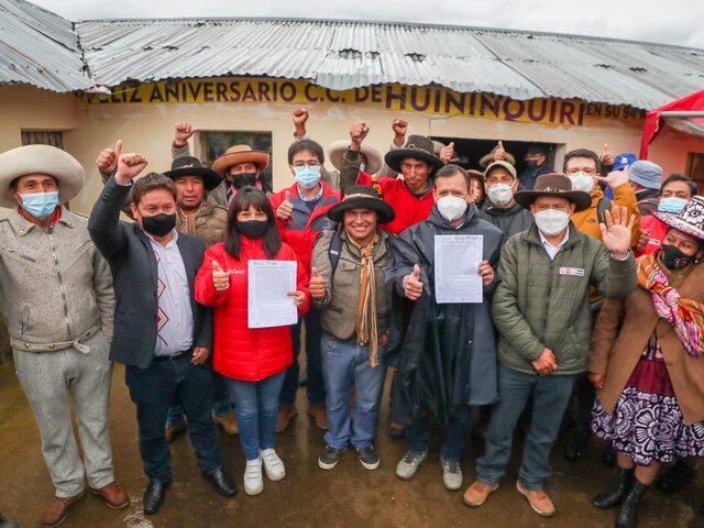 Gobierno logra acuerdos entre comunidades de Chumbivilcas y minera Las Bambas