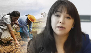 Mirtha Vásquez reafirma su apoyo a la agricultura familiar