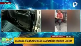 Mujer denuncia que trabajador extranjero de car wash le hurtó 600 soles al lavar su vehículo