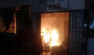 Arequipa: 'globo de los deseos' provoca incendio en hospital de Camaná