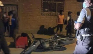 Sicarios asesinan de cuatro balazos a repartidor de delivery en La Libertad