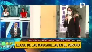 Dermatólogo brinda recomendaciones para usar mascarilla sin dañar nuestra piel con el acné