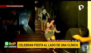Fiesta Covid: 200 intervenidos en discoteca clandestina al costado de clínica en SJL
