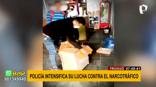 Trujillo: PNP intensifica su lucha contra el narcotráfico en lo que va del año