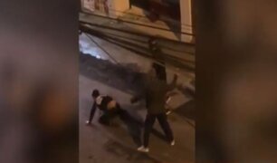 Condenable agresión en SJM: turba golpea a joven hasta dejarlo inconsciente