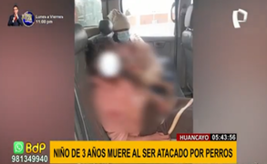 Huancayo: detienen a presunto dueño de perros que mataron a niño de 5 años