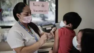 Primer lote de casi 1 millón de vacunas para niños llega al Perú