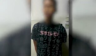 PNP captura a menor acusado de sicariato en San Juan de Lurigancho
