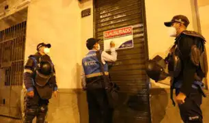 Toque de queda: más de 100 personas fueron intervenidas en una discoteca del Centro de Lima