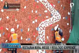 Vía Expresa: mural de Ricardo Wiesse luce moderno luego de trabajos de renovación
