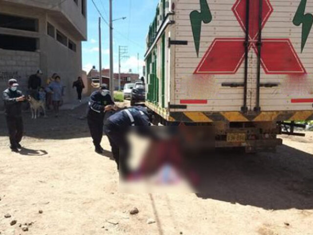 Tragedia en Juliaca: camión atropella y mata a niño de 2 años que jugaba en la calle