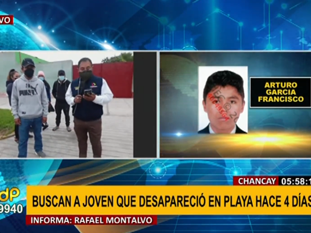 Huaral: buscan a joven que desapareció tras ingresar a playa de Chancayllo