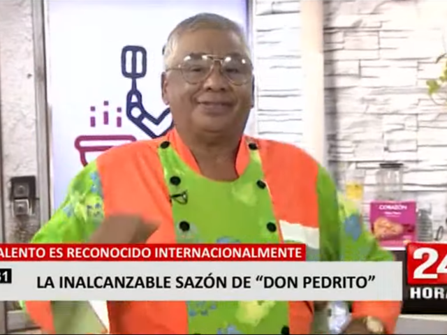 Don Pedrito: talento culinario de cocinero lo ha llevado a ser reconocido internacionalmente