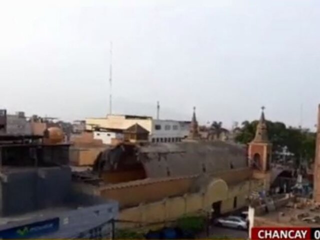 Chancay: techo de Parroquia San Juan Bautista se desploma tras sismo de 5.6 en Lima